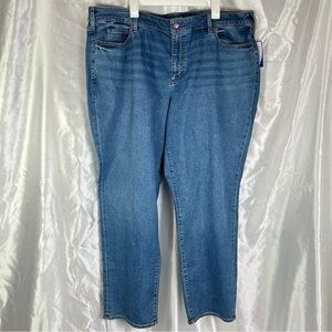Land’s End Classic Boot Cut Jeans – Timeless Blue Denim (NWT, Size 26W)